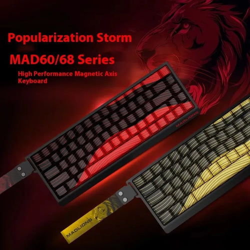FGG Madlions Mad60 HE Mad68 Pro HE E-Sports Magnetic Switch Mechanical Keyboard RGB Wired Hot Swap 8K Customized Gaming Keyboard